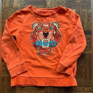 Kenzo Boys Orange Longsleeve shirt